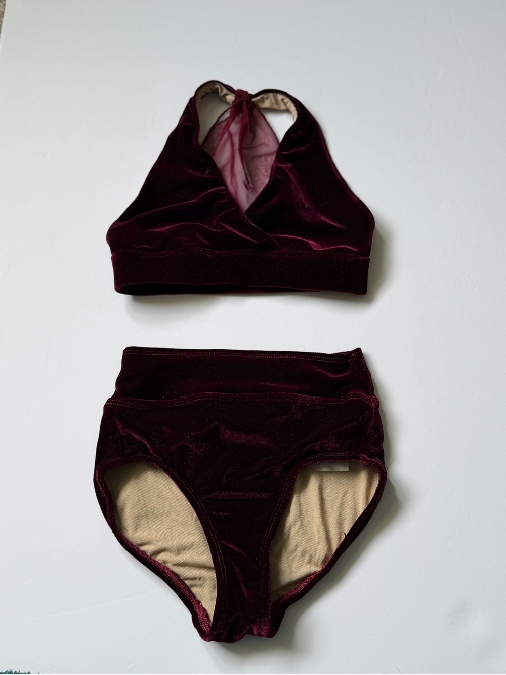 iris & ivy Velvet Dancewear set YS